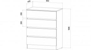 ЛЕНОРА Спальный гарнитур (модульный) графит в Елабуге - elabuga.ok-mebel.com | фото 3