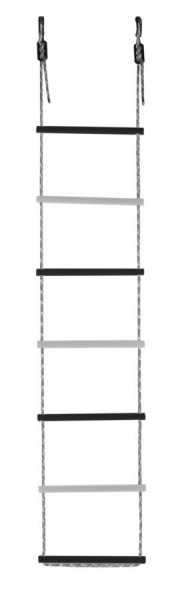 Лестница веревочная 7 перекладин цв.черный, белый D=25  в Елабуге - elabuga.ok-mebel.com | фото