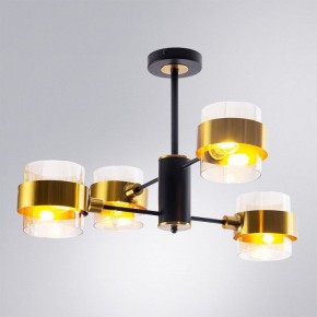 Люстра на штанге Arte Lamp Carlo A8205SP-4BK в Елабуге - elabuga.ok-mebel.com | фото 2