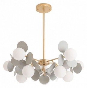 Люстра на штанге Arte Lamp Peacock A1369SP-10GY в Елабуге - elabuga.ok-mebel.com | фото