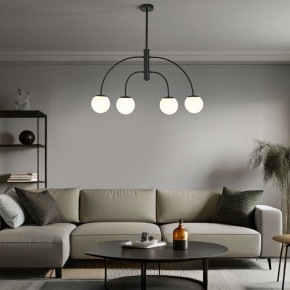 Люстра на штанге Eurosvet Cenacolo 30179/4 черный в Елабуге - elabuga.ok-mebel.com | фото 2