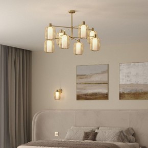 Люстра на штанге Eurosvet Voile 30192/8 золото в Елабуге - elabuga.ok-mebel.com | фото 3