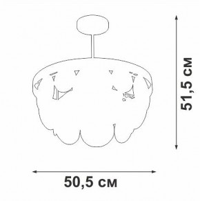 Люстра на штанге Vitaluce V5882 V5882-8/6PL в Елабуге - elabuga.ok-mebel.com | фото 4