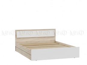 МАРТИНА СГ Кровать 1400 (дуб сонома/белый) в Елабуге - elabuga.ok-mebel.com | фото
