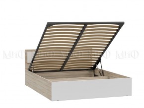 МАРТИНА СГ Кровать 1600 с ПМ (дуб сонома/белый) в Елабуге - elabuga.ok-mebel.com | фото
