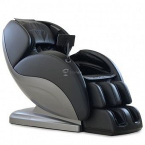 Массажное кресло PS6500 черно-серебряное в Елабуге - elabuga.ok-mebel.com | фото