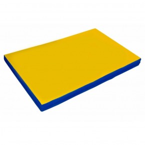 Мат гимнастический 2х1х0,08м цв. синий-желтый в Елабуге - elabuga.ok-mebel.com | фото 1
