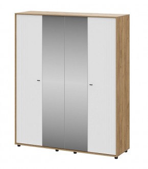 МИЛАН Шкаф четырехстворчатый (Белый Матовый) в Елабуге - elabuga.ok-mebel.com | фото
