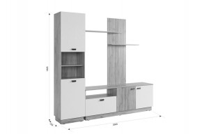 МОДИ К1 Гостиная (белое дерево) в Елабуге - elabuga.ok-mebel.com | фото 2