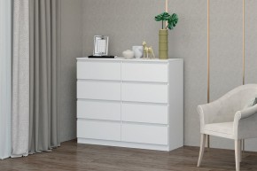 МС "Хилтон" Комод №3 1200 (8 ящ.) белый текстурный в Елабуге - elabuga.ok-mebel.com | фото