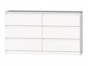 МС "Хилтон" Комод №5 1400 (6 ящ.) белый текстурный в Елабуге - elabuga.ok-mebel.com | фото 2