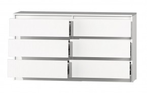 МС "Хилтон" Комод №5 1400 (6 ящ.) белый текстурный в Елабуге - elabuga.ok-mebel.com | фото 3