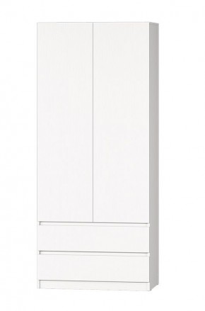 МС "Хилтон" Шкаф №3 900 (Белый текстурный) в Елабуге - elabuga.ok-mebel.com | фото 2
