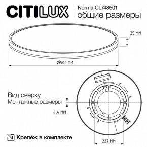 Накладной светильник Citilux Norma CL748501 в Елабуге - elabuga.ok-mebel.com | фото 9