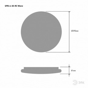 Накладной светильник Эра Классик SPB-6-30-RC Wave в Елабуге - elabuga.ok-mebel.com | фото 5