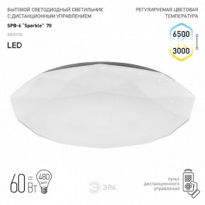 Накладной светильник Эра Классик SPB-6-70-RC Sparkle в Елабуге - elabuga.ok-mebel.com | фото 2