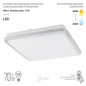 Накладной светильник Эра Классик SPB-6 Brilliance Slim S 70 в Елабуге - elabuga.ok-mebel.com | фото 2