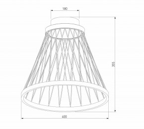 Накладной светильник Eurosvet Cesta 40018/1 LED коричневый в Елабуге - elabuga.ok-mebel.com | фото 4