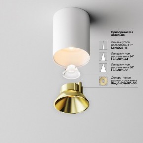 Накладной светильник Maytoni Alfa LED C064CL-8W2.7K-RD-WB в Елабуге - elabuga.ok-mebel.com | фото 3