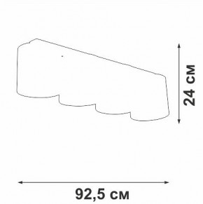 Накладной светильник Vitaluce V2882 V2882-1/4PL в Елабуге - elabuga.ok-mebel.com | фото 3