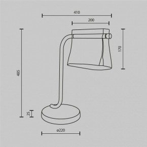 Настольная лампа декоративная Maytoni Cabaret MOD170TL-L8BS3K в Елабуге - elabuga.ok-mebel.com | фото 7