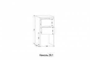 НИКОЛЬ 25 Шкаф 5-ти створчатый в Елабуге - elabuga.ok-mebel.com | фото 7