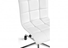 Офисное кресло Квадро экокожа белая / хром в Елабуге - elabuga.ok-mebel.com | фото 7