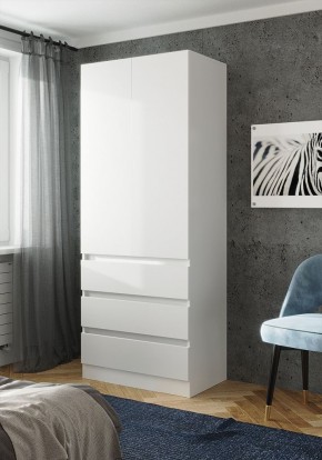 ПАРУС Шкаф 2-х ств. 800 (белый) в Елабуге - elabuga.ok-mebel.com | фото