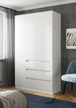 ПАРУС Шкаф 3-х ств. 1200 (белый) в Елабуге - elabuga.ok-mebel.com | фото