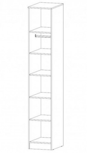 КОСТА-РИКА Пенал (шимо темный/шимо светлый) в Елабуге - elabuga.ok-mebel.com | фото 2