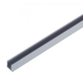 Планка торцевая "П" 6 мм для стеновой панели (алюминий) в Елабуге - elabuga.ok-mebel.com | фото 1
