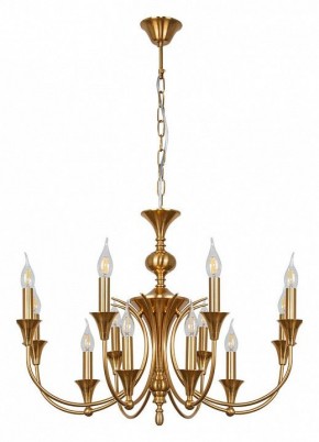Подвесная люстра Arte Lamp Collinetta A4094LM-12PB в Елабуге - elabuga.ok-mebel.com | фото 2