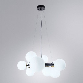Подвесная люстра Arte Lamp Gemini A2243SP-10BK в Елабуге - elabuga.ok-mebel.com | фото 3
