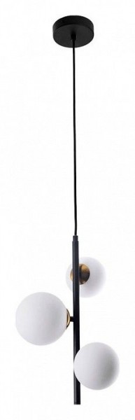 Подвесная люстра Arte Lamp Gemini A2243SP-3BK в Елабуге - elabuga.ok-mebel.com | фото 2
