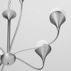 Подвесная люстра Eurosvet Calyx 60169/6 никель в Елабуге - elabuga.ok-mebel.com | фото 5