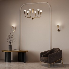 Подвесная люстра Eurosvet Rhyton 60167/6 латунь в Елабуге - elabuga.ok-mebel.com | фото 6