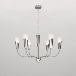 Подвесная люстра Eurosvet Rhyton 60167/6 никель в Елабуге - elabuga.ok-mebel.com | фото
