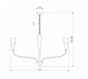 Подвесная люстра Eurosvet Rhyton 60167/6 никель в Елабуге - elabuga.ok-mebel.com | фото 5