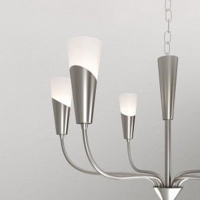 Подвесная люстра Eurosvet Rhyton 60167/6 никель в Елабуге - elabuga.ok-mebel.com | фото 7
