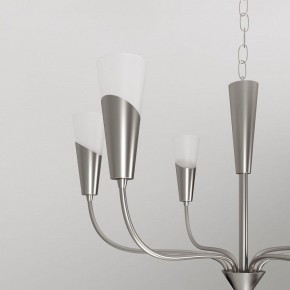 Подвесная люстра Eurosvet Rhyton 60167/6 никель в Елабуге - elabuga.ok-mebel.com | фото 8