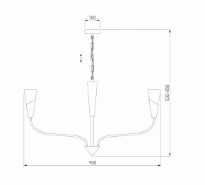 Подвесная люстра Eurosvet Rhyton 60167/8 никель в Елабуге - elabuga.ok-mebel.com | фото 6