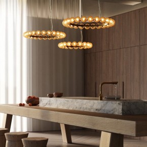 Подвесная люстра Maytoni Ambre MOD331PL-L42BS3K в Елабуге - elabuga.ok-mebel.com | фото 3