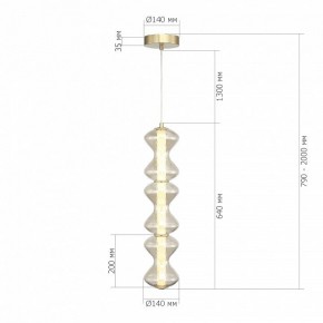 Подвесная люстра ST-Luce SPINE SL6136.213.01 в Елабуге - elabuga.ok-mebel.com | фото 4