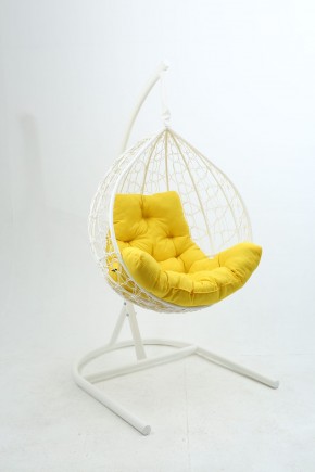 Подвесное кресло Бароло (белый/желтый) в Елабуге - elabuga.ok-mebel.com | фото