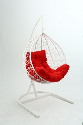 Подвесное кресло Бароло (белый/красный) в Елабуге - elabuga.ok-mebel.com | фото