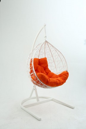 Подвесное кресло Бароло (белый/оранжевый) в Елабуге - elabuga.ok-mebel.com | фото