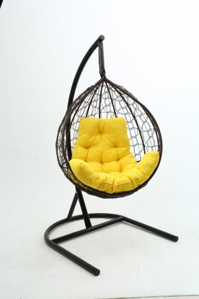 Подвесное кресло Бароло (коричневый/желтый) в Елабуге - elabuga.ok-mebel.com | фото