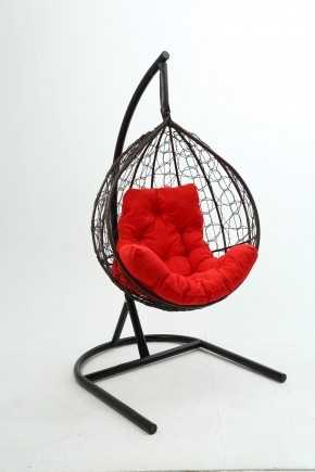 Подвесное кресло Бароло (коричневый/красный) в Елабуге - elabuga.ok-mebel.com | фото