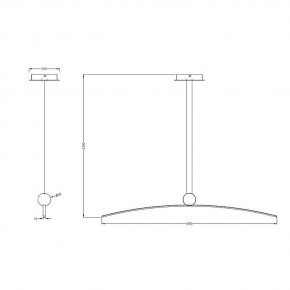 Подвесной светильник Arte Lamp Arno A3362SP-25BK в Елабуге - elabuga.ok-mebel.com | фото 3