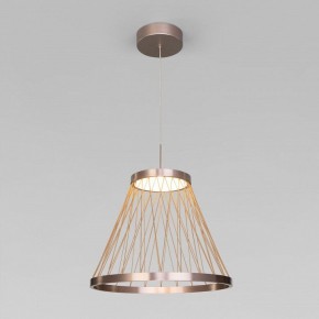 Подвесной светильник Eurosvet Cesta 40016/1 LED коричневый в Елабуге - elabuga.ok-mebel.com | фото 2